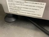 an image of a close up of a machine with a label on it