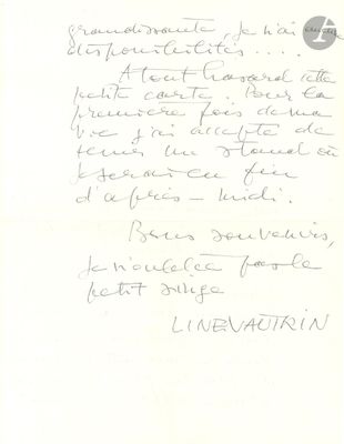 an old handwritten letter from a man who is writing something