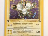 a picture of a pokemon card with a picture of a robot on it