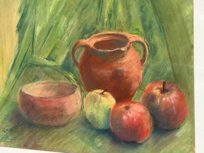 Nature morte aux pommes