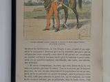 a picture of a picture of a man on a horse