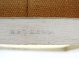 an image of a close up of a piece of wood with the word corbo on it