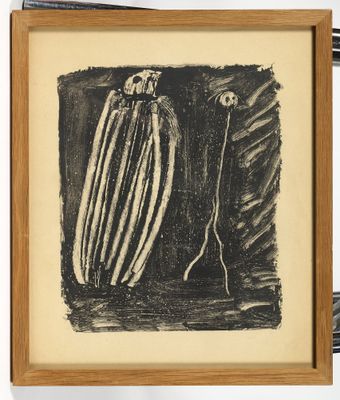 une image représentant un dessin en noir et blanc d'une grappe de bananes