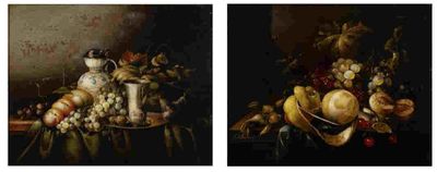 IDA CALZOLARI (B. 1936) Pair of still life with fruits