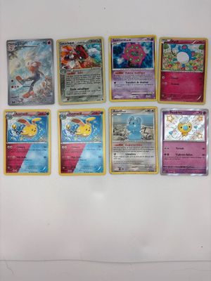 beaucoup de cartes pokemon sur le mur