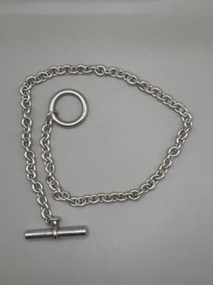 Collier en argent 925 millièmes, maille jaseron 65,1 g. - Photo 1