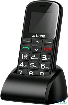 un gros plan d'un téléphone portable posé sur un support