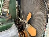 a close up view of a machine with a fan on it ' s side