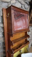 Meuble de toilette de marine fin XIXe, en bois naturel, 171x… (photo 5)