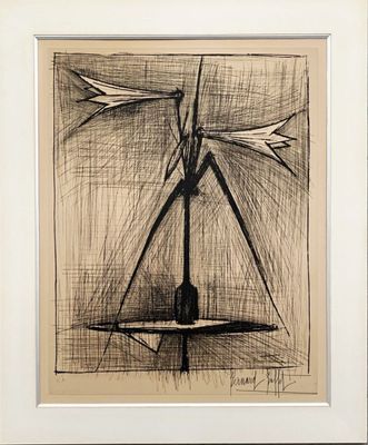 Bernard Buffet - Bouquet de Lys, 1963