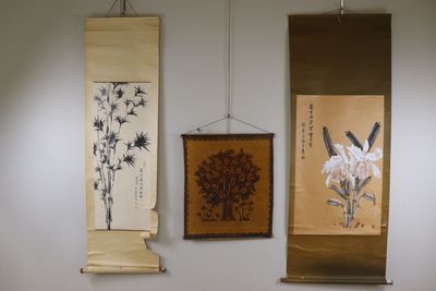 Lot de trois rouleaux Asie XXeme.