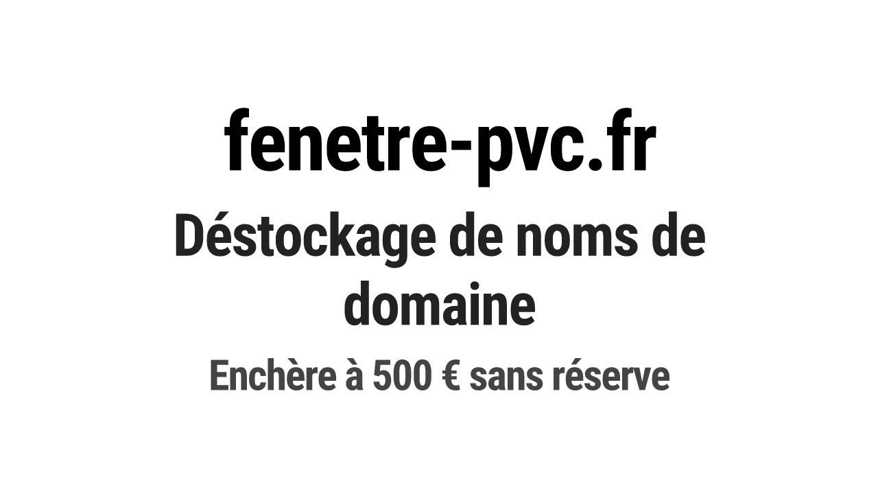 Destockage & Invendus