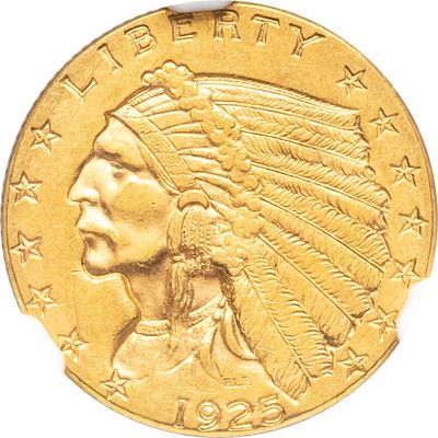 une image représentant une pièce d'or sur laquelle figure une tête d'Indien