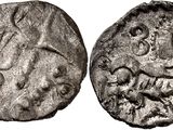a silver coin with a lion on the front and a lion on the back