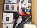 a box full of electronic items that are in it