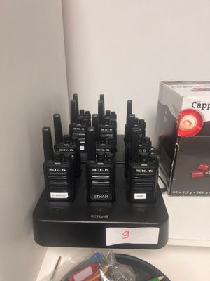 2 Chargeurs de talkie-walkie 6 postes RETEVIS + 12 TW - Photo 1