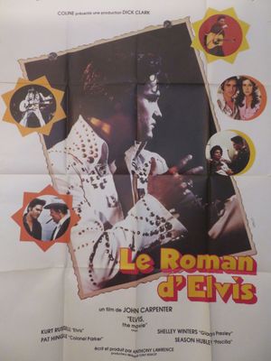 une affiche du film « Le Roman d'Elvis »