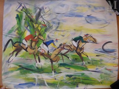 Ecole FRANCAISE du Xxème siècle dans le goût de Gen Paul