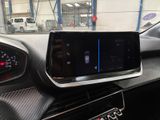 a car dashboard with a digital display on it