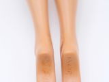 a close up of a person ' s feet with a pair of nude feet