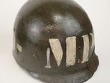 an old helmet with the word civil written on it