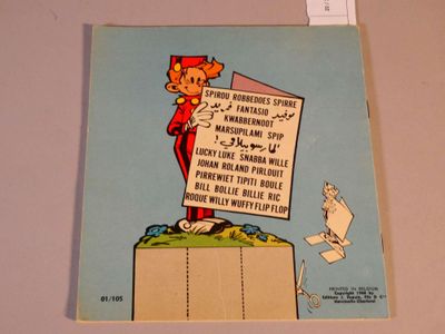 une vieille bande dessinée sur laquelle figure une femme tenant une pancarte