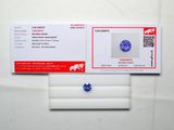 un gros plan d'une carte sur laquelle figure un losange bleu