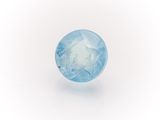 a blue topazte gems on a white background