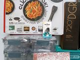 a box of food that is sitting on a table