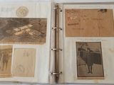 an old photo album with old photos on it