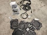 a lot of electronics that is sitting on the ground