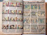 an open book with pictures of people in the pages