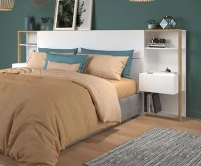 Tête de Lit avec étagères + chevets intégrés -PARISOT - Déco…