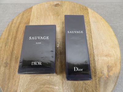 christian dior sauvage eau de toilette and dior sauvage de toilette