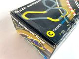 a box with a toy race track inside of it