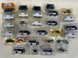 many different types of toy cars in the package