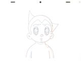 drawn picture of a boy with a cat ears and a white shirt