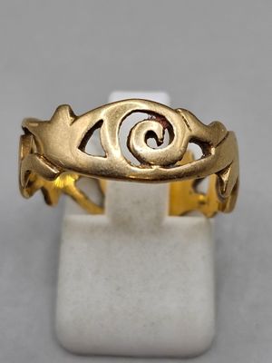 Bague OR, doigt 55, 4.4 g - Photo 1