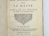 an open book with a black and white title on it