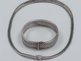 a close up of a snake skin bracelet and a snake skin bracelet