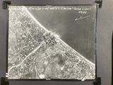 black and white photograph of an aerial view of a city