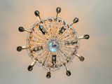 a chandelier that has a lot of lights on it