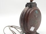an image of an old fashioned lamp that is on a table