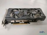 a close up of a video card on a table
