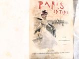 un livre dont la couverture représente une femme à Paris