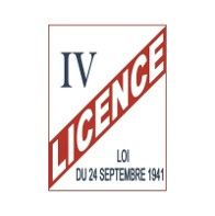 le logo du club de football français « Licence »