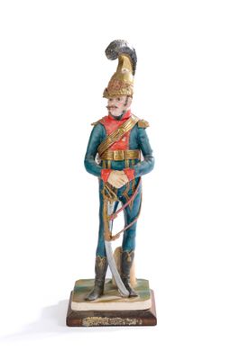an image of a figurine of a soldier with a sword