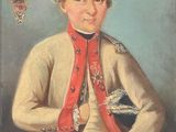 portrait of a man in a military uniform with a red sash