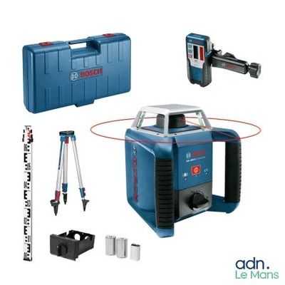 Système de nivellement laser à lignes croisées à mise à niveau automatique Bosch avec trépied