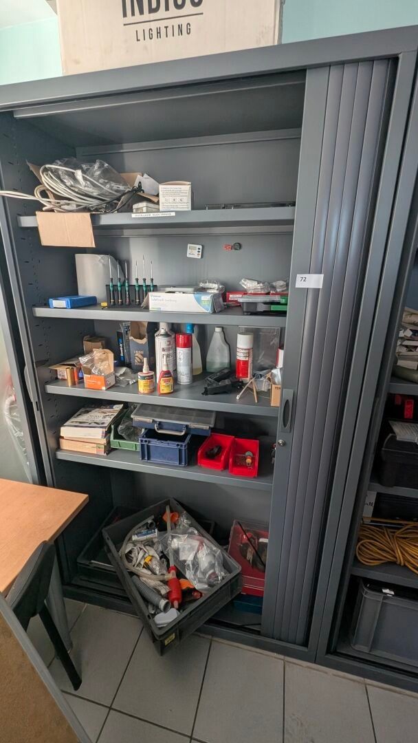 Dans le bureau du fond :